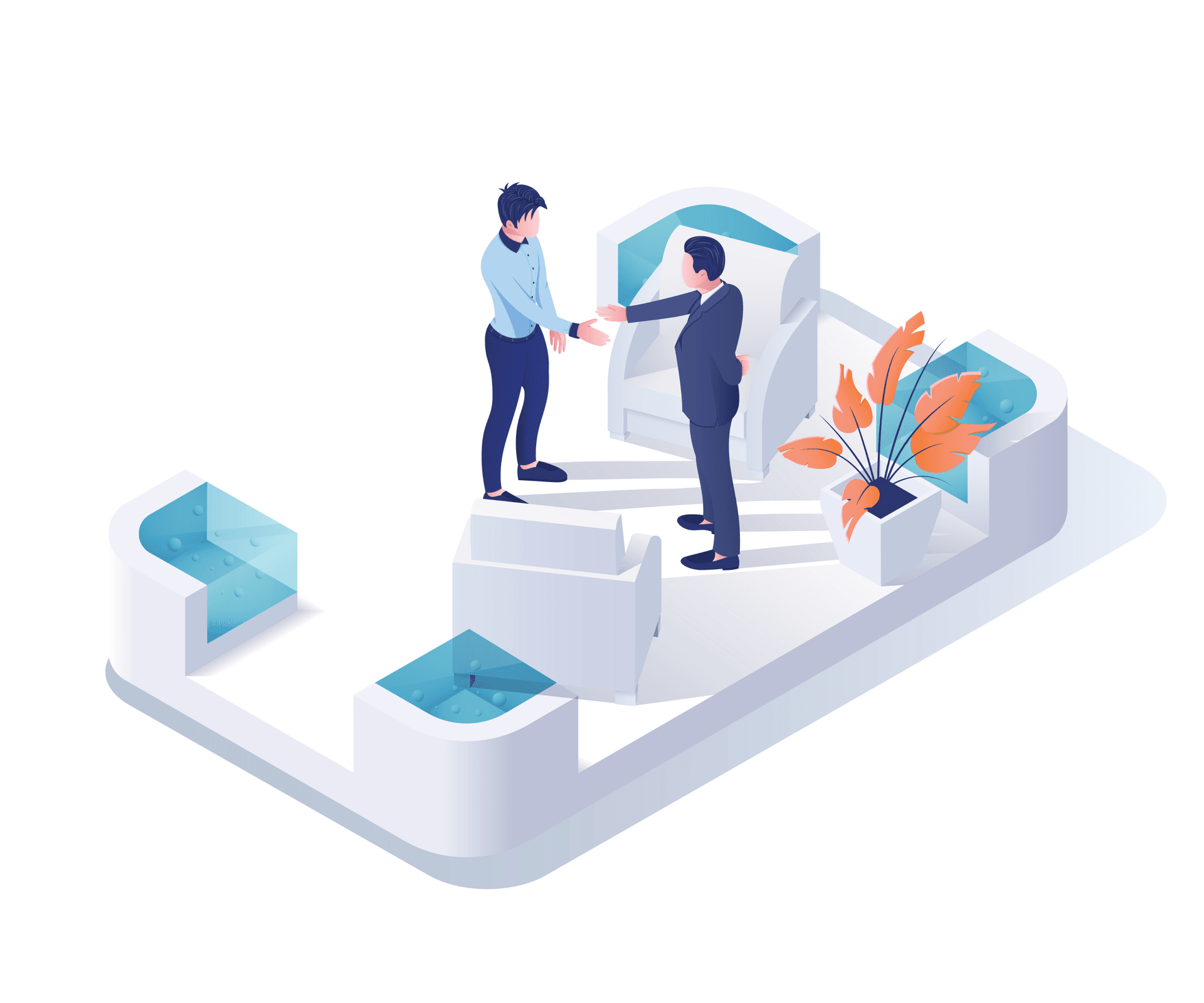 Ilustrasi Transformasi Digital Mirai Softnet